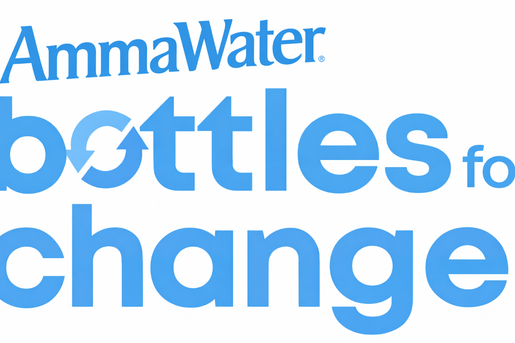 AmmaWater Bottles for Change Logo